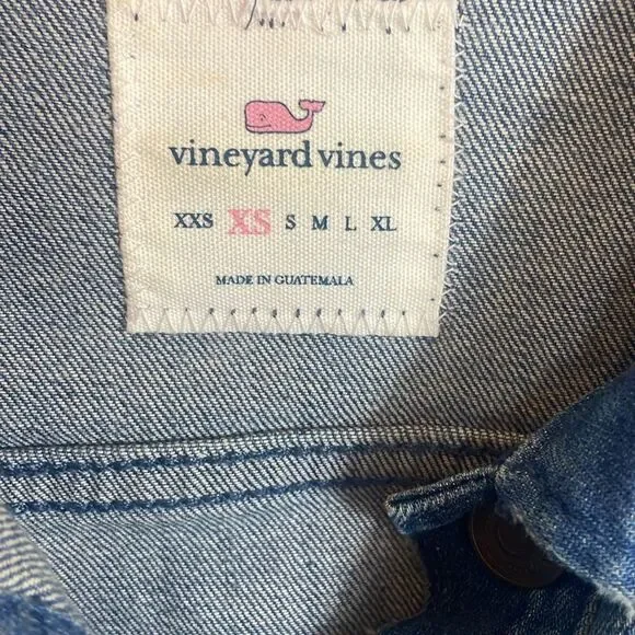 Vineyard Vines Dark Blue Jean Jacket - Picture 3 of 4